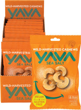 Yava Wild-Harvested Cashews Sea Salt 35g x 10