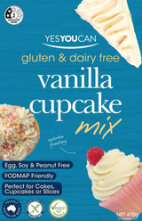 YesYouCan Vanilla Cupcake Mix Gluten Free 470g