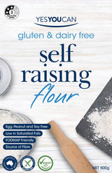 YesYouCan Self Raising Flour Gluten Free 500g