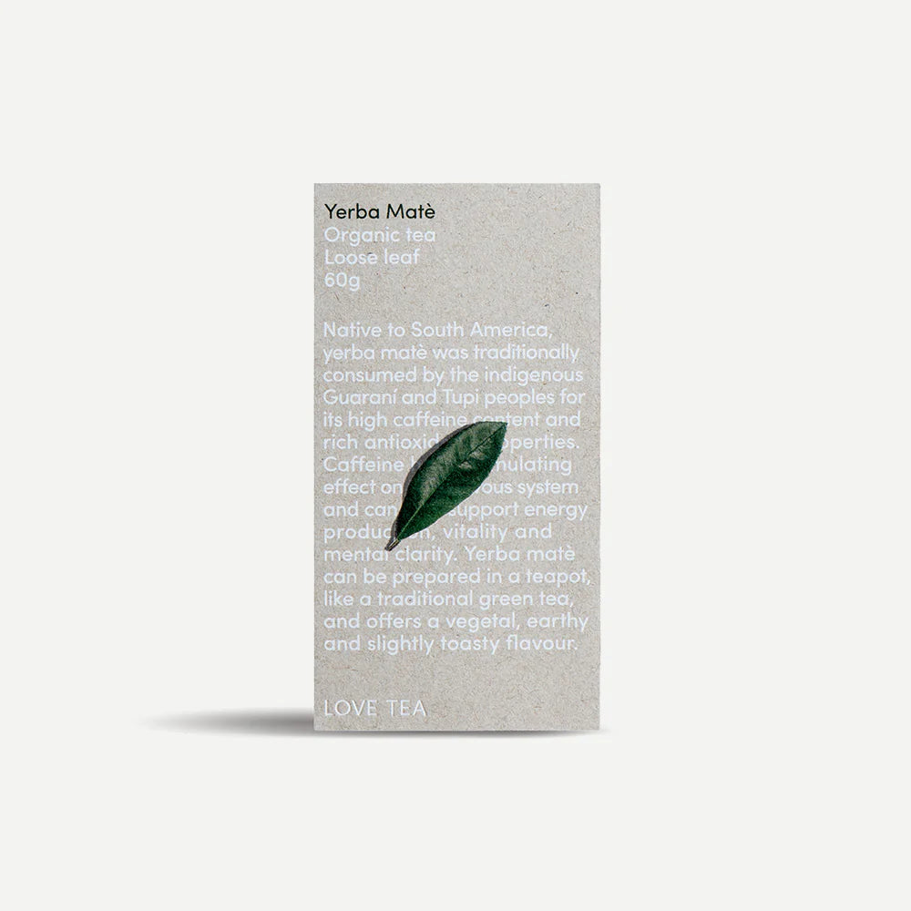 Love Tea Organic Yerba Mate Tea Loose Leaf 60g