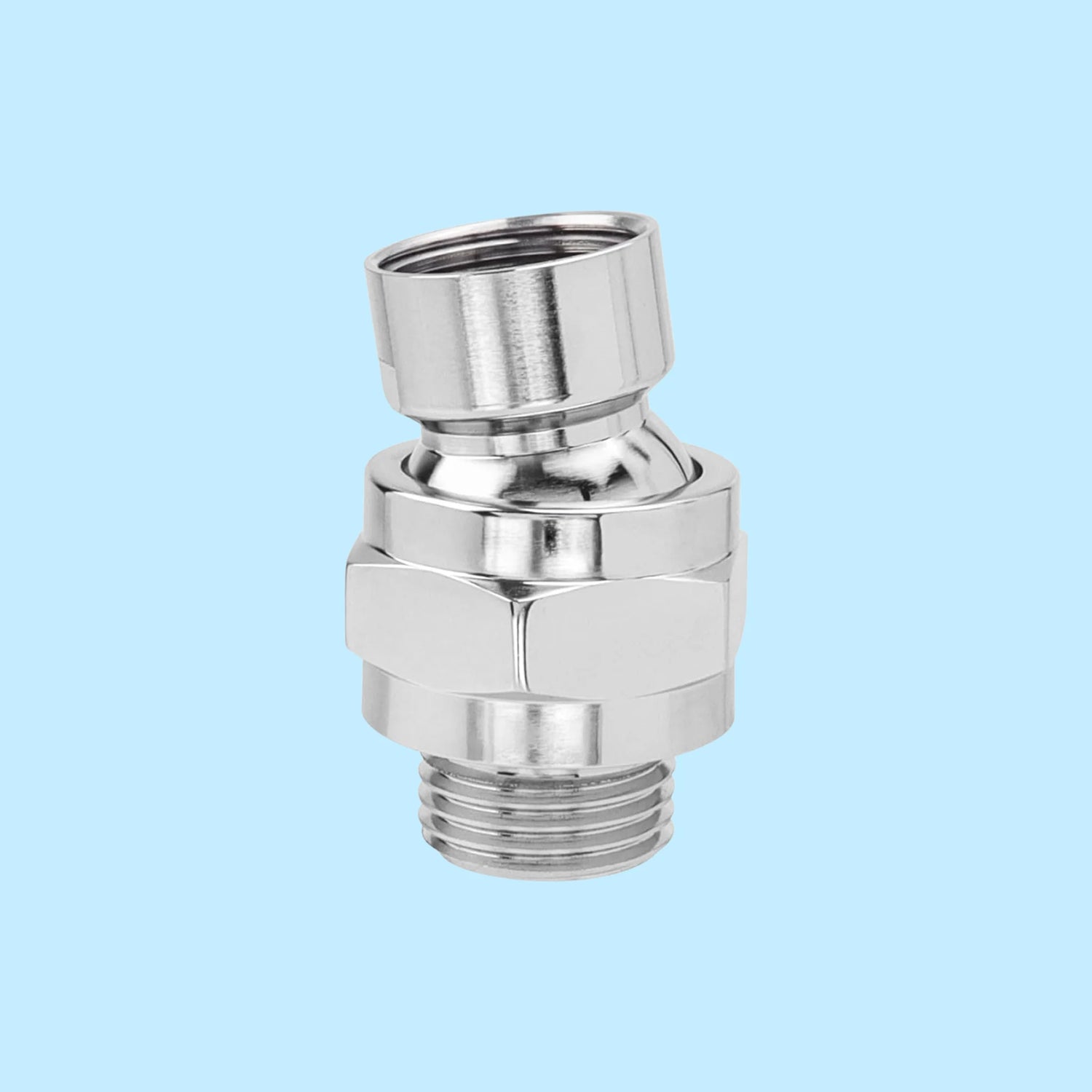 ZenZi Water Shower Filter Connector - Silver