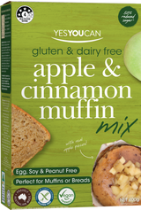 YesYouCan Artisan Apple & Cinnamon Muffin Mix Gluten Free 400g