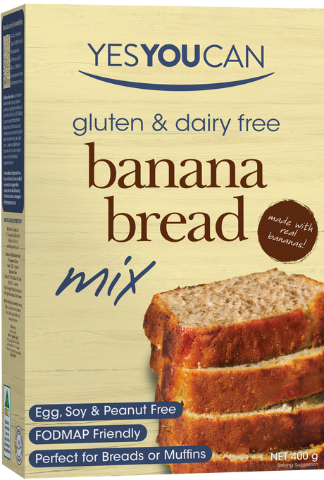 YesYouCan Banana Bread Mix Gluten Free 400g