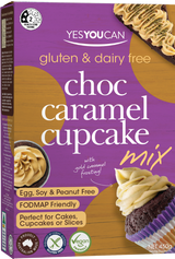 YesYouCan Choc Caramel Cupcake Mix Gluten Free 450g