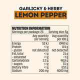 Mingle Citrus Pepper All Natural Seasoning 130g Nutritional Information