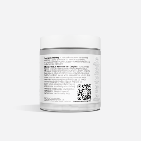 Melrose FutureLab Menopause Ultra Complex 60vc Side