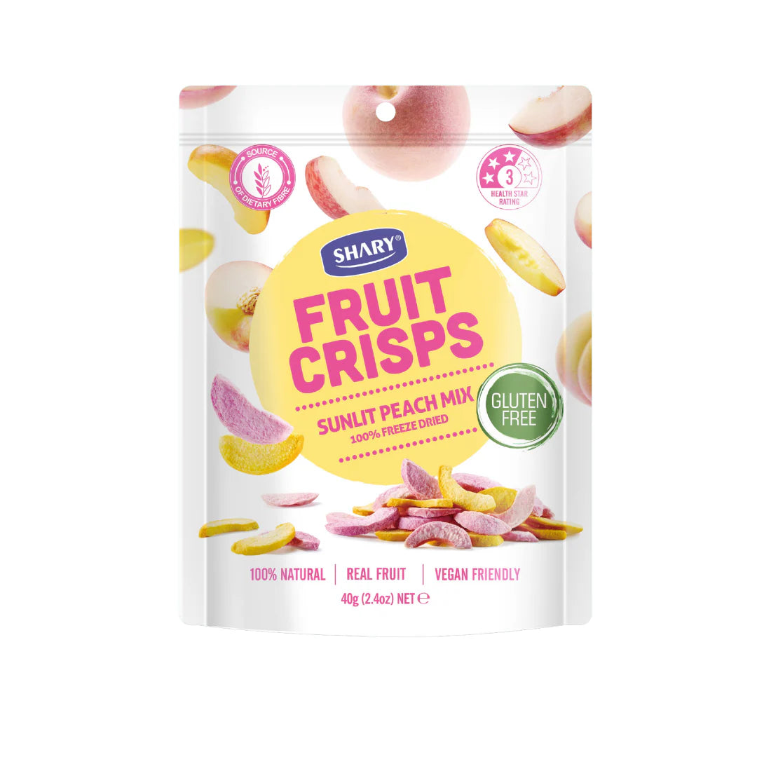 Shary Sunlit Peach Mix Crisps 40g