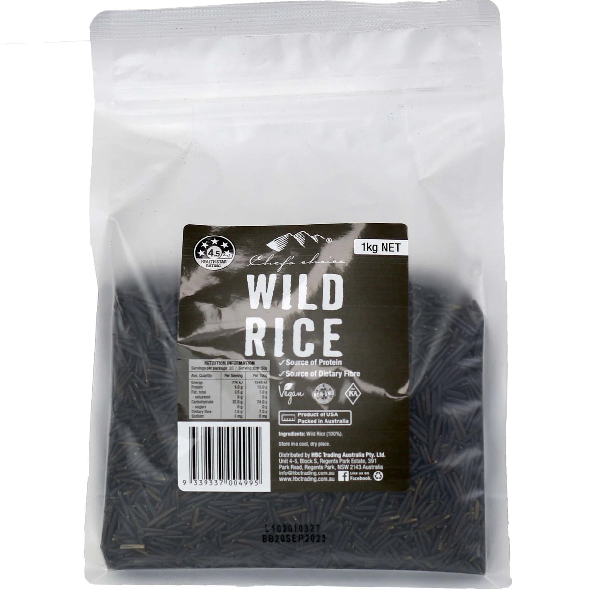 Chef Pick Rice Chef's Choice Wild Rice 1kg – Organics on a Budget