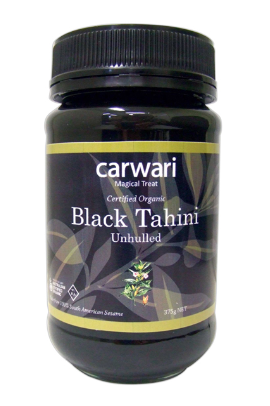 Carwari Organic Black Unhulled Tahini 375g