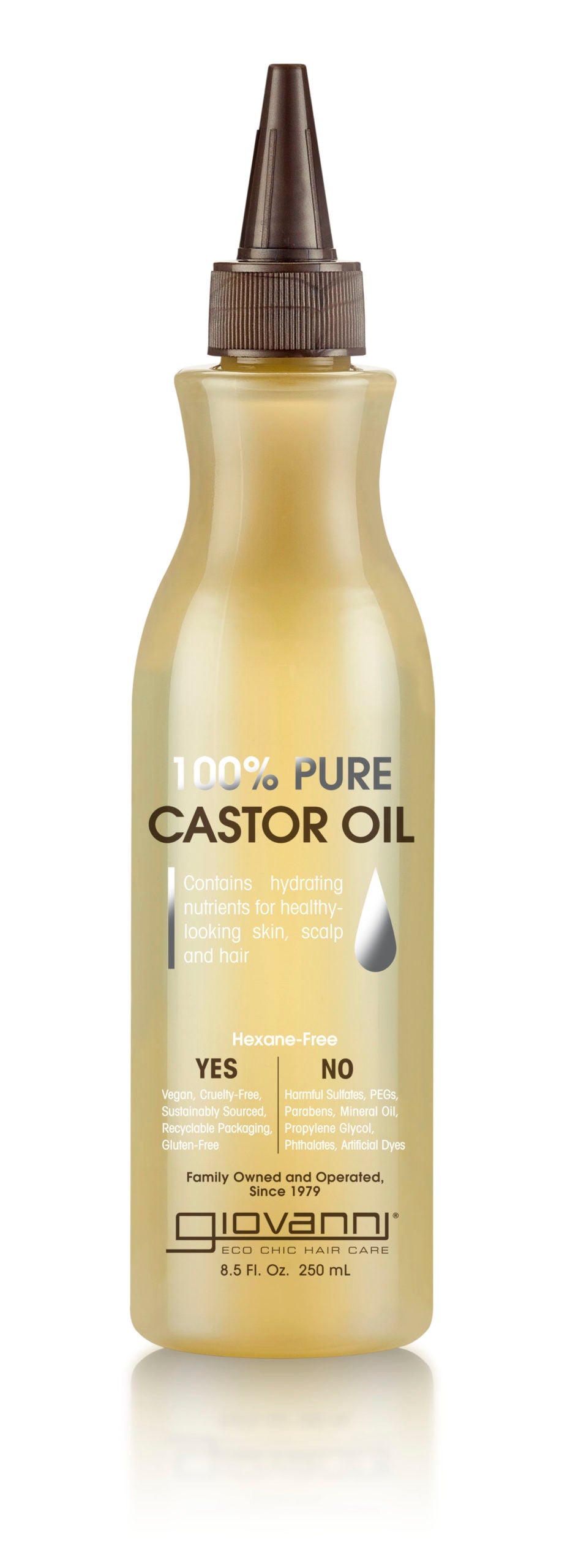 Giovanni Castor Oil 100% Pure 250ml