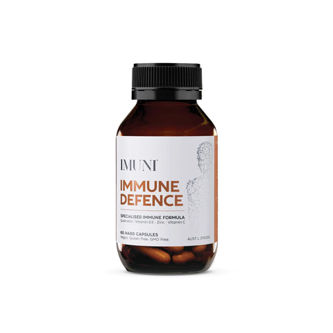Imuni Immune Defence Quercetin, Vitamin D3 & C, Zinc - 60 Caps