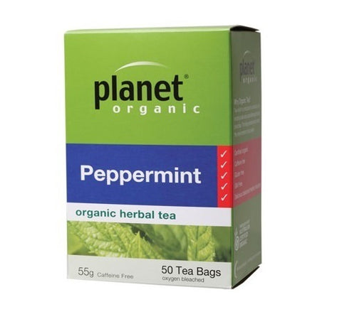 Planet Organic Peppermint Tea 50 bags/55g