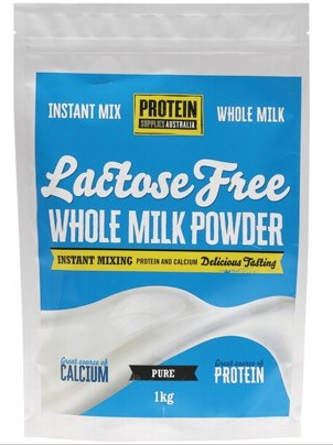 Protein Supplies Australia Whole Milk Powder Lactose Free - 1kg