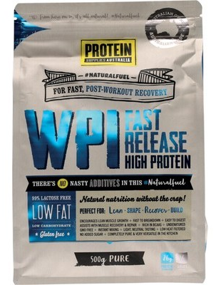 Protein Supplies Australia Whey Protein Isolate 500g