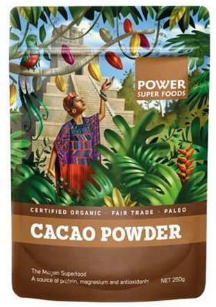 Power Super Foods Organic Cacao Powder 250g 25% OFF