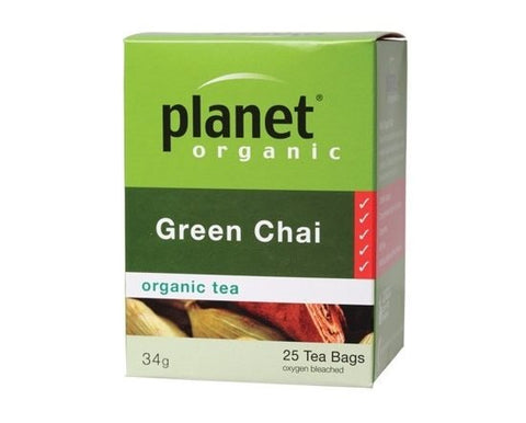 Planet Organic Green Chai Tea 25 bags/34g