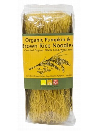 Nutritionist Choice Organic Pumpkin & Brown Rice Noodles 200g