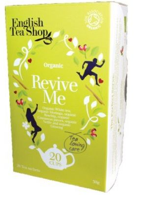 English Tea Shop Organic Wellness Revive Me Teabags 20pc