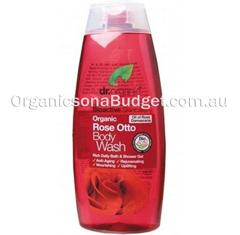 Dr Organic Rose Otta Body Wash 250ml