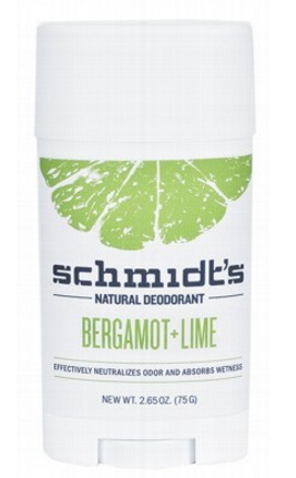 Schmidt's Natural Deodorant Stick Bergamot & Lime 92g