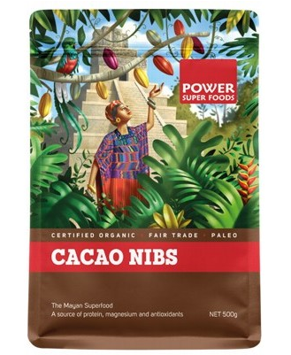 Power Super Foods Organic Cacao Nibs 500g