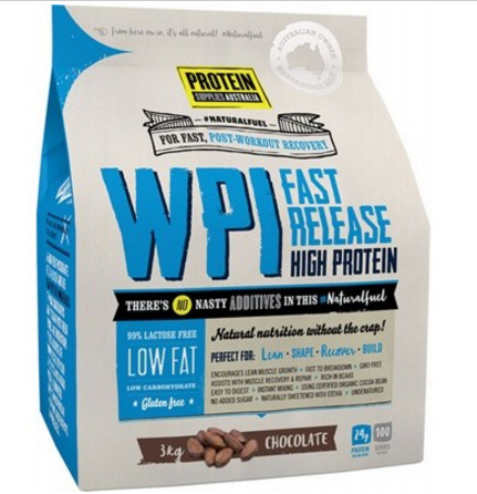 Protein Supplies Australia Whey Protein Isolate Chocolate 3kg