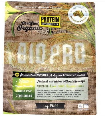 Protein Supplies Australia Bio Pro Sprouted Rice Protein Powder 1kg