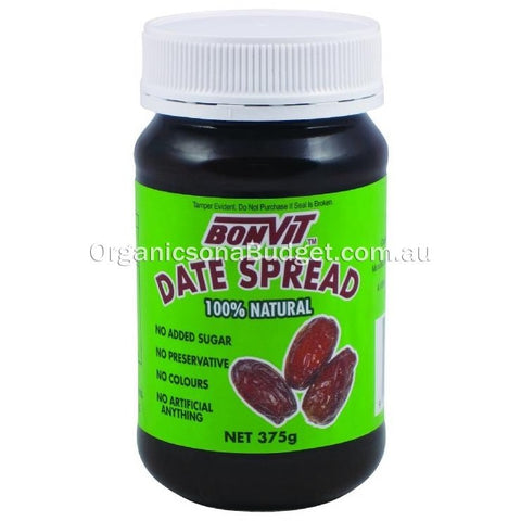 Bonvit All Natural Date Spread 375g