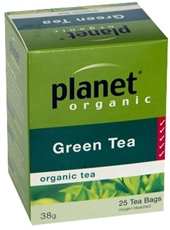 Planet Organic Green Tea 25 bags/38g