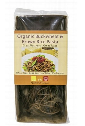 Nutritionist Choice Organic Brown Rice & Buckwheat Pasta 180g
