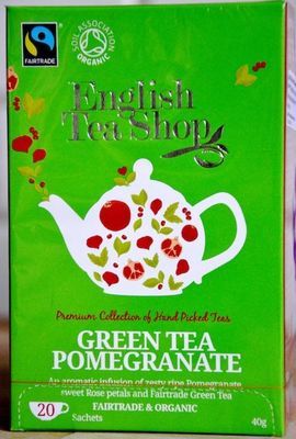 English Tea Shop Green Tea Pomegranate 20bags