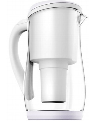 Ecobud Gentoo Glass Jug White 1.5L