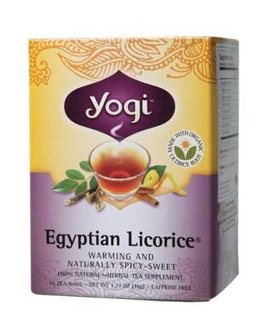 Yogi Tea Egyptian Licorice Herbal Tea 16 Bags (36g)