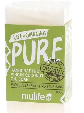 Niulife Organic Virgin Coconut Oil Soap - Pure (100g)