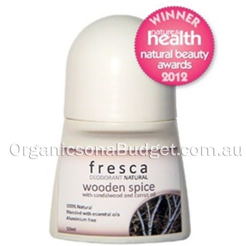 Fresca Natural Wooden Spice Deodorant Roll-On 50ml