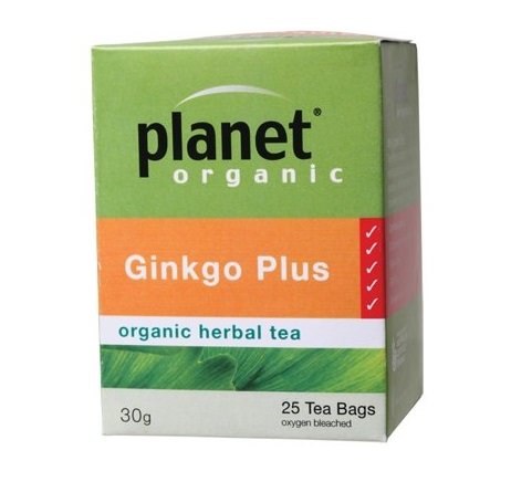 Planet Organic Ginkgo Plus Tea Bags 25 bags/30g