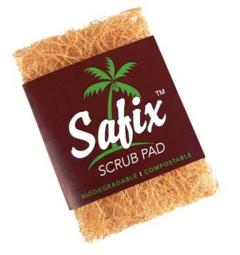 Safix Biodegradable Coconut Fibre Scrub Pad