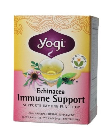Yogi Tea Echinacea Immune Support Herbal Tea 16 Bags (24g)