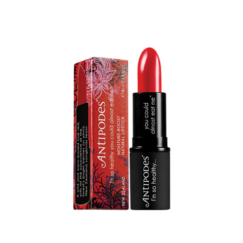 Antipodes Moisture-Boost Natural Lipstick Forest Berry Red 4g