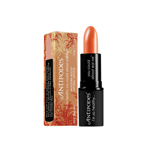 Antipodes Moisture-Boost Natural Lipstick Golden Bay Nectar 4g