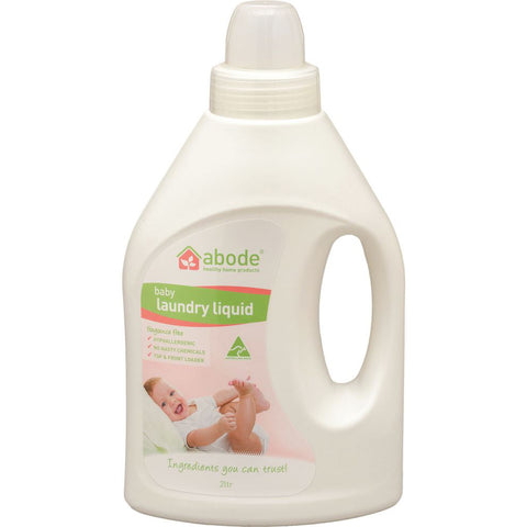 Abode Baby Laundry Liquid Fragrance Free 2L
