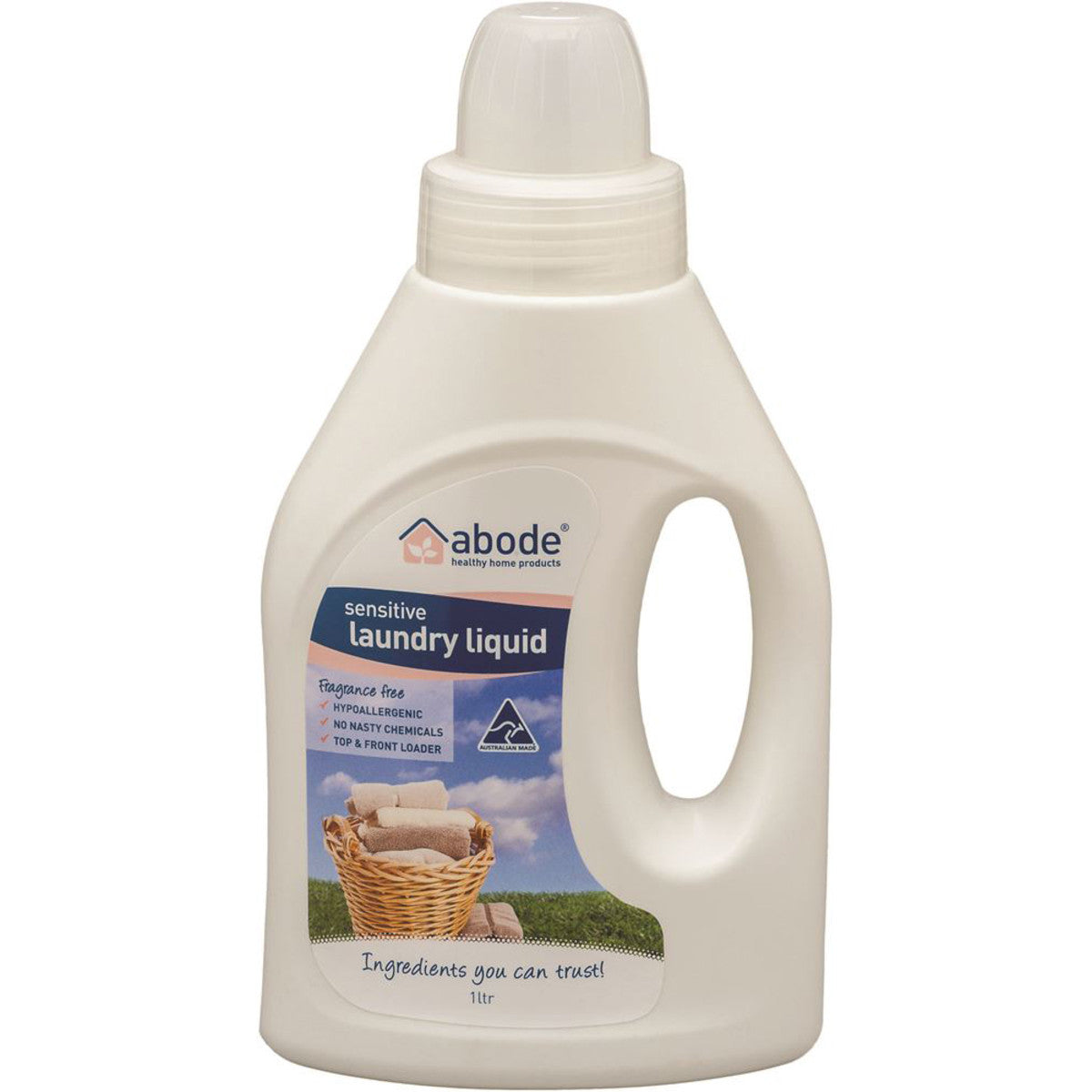 Abode Laundry Liquid (Front & Top Loader) Zero 1L