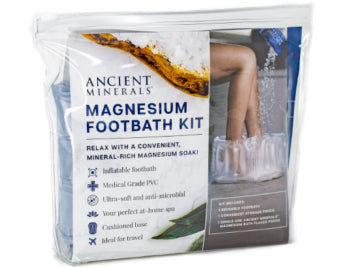 Ancient Minerals Inflatable Magnesium Footbath Kit With Magnesium Flakes x1