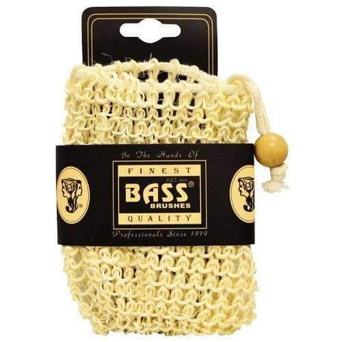 Bass Body Care Sisal Soap Holder Pouch With Drawstring, Firm