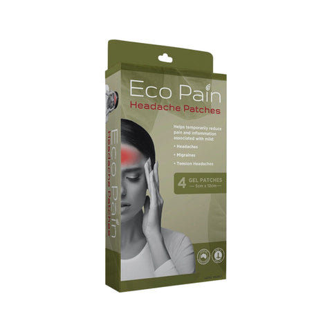 Byron Naturals Eco Pain Headache Gel Patches - 4 Pack