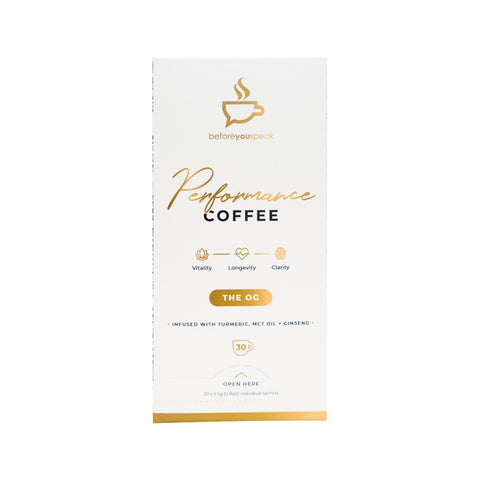 Before You Speak Performance Coffee The OG 4.5g x 30 Pack