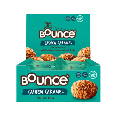 Bounce Protein Balls Cashew Caramel 40g x 12