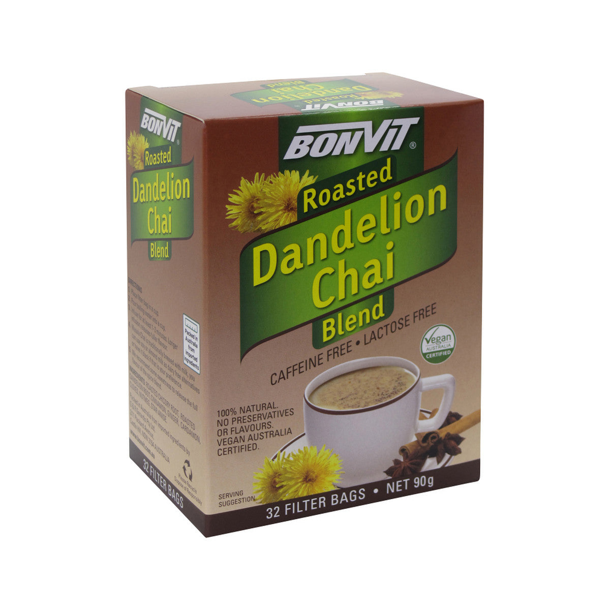 Bonvit Bonvit Roasted Dandelion Chai Blend Tea x 32 Filter Bags – Organics on ...