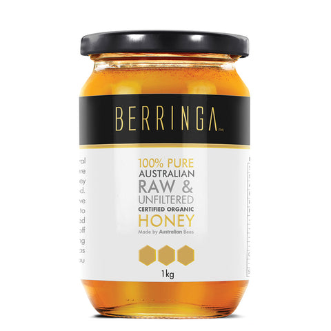 Berringa Raw Organic Unfiltered Honey 1kg