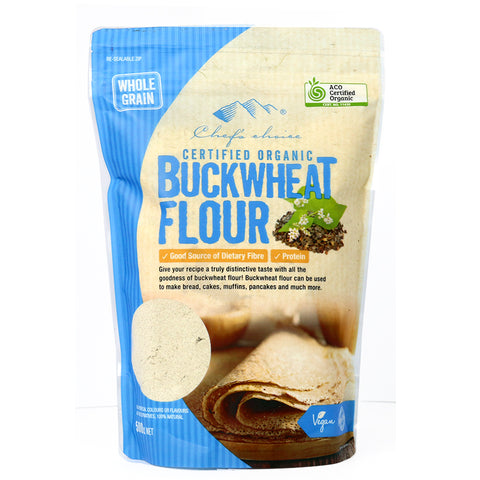 Chef's Choice Organic Buckwheat Flour BULK 1kg CLEARANCE